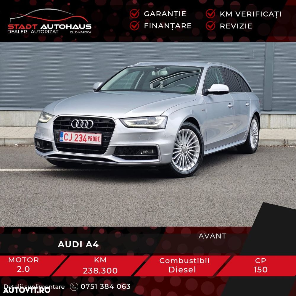 Audi A4 Avant 2.0 TDI DPF clean multitronic S line Sportpaket - 2