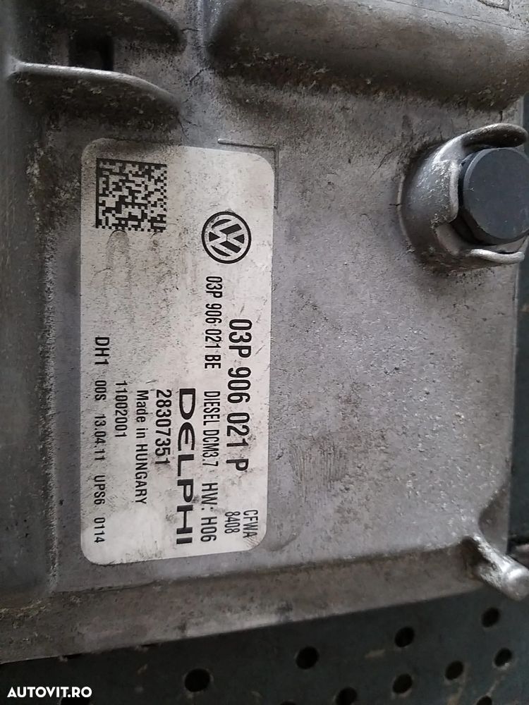 Ecu calculator motor 1.2 tdi seat ibiza 6j 03p906021p 03p906021be 28307351 - 3