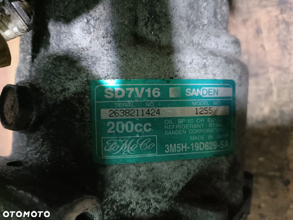 FORD FOCUS MK2 04-11 1,6 TDCI sprężarka kompresor klimatyzacji SANDEN FOMOCO 3M5H-19D629-SA * - 4