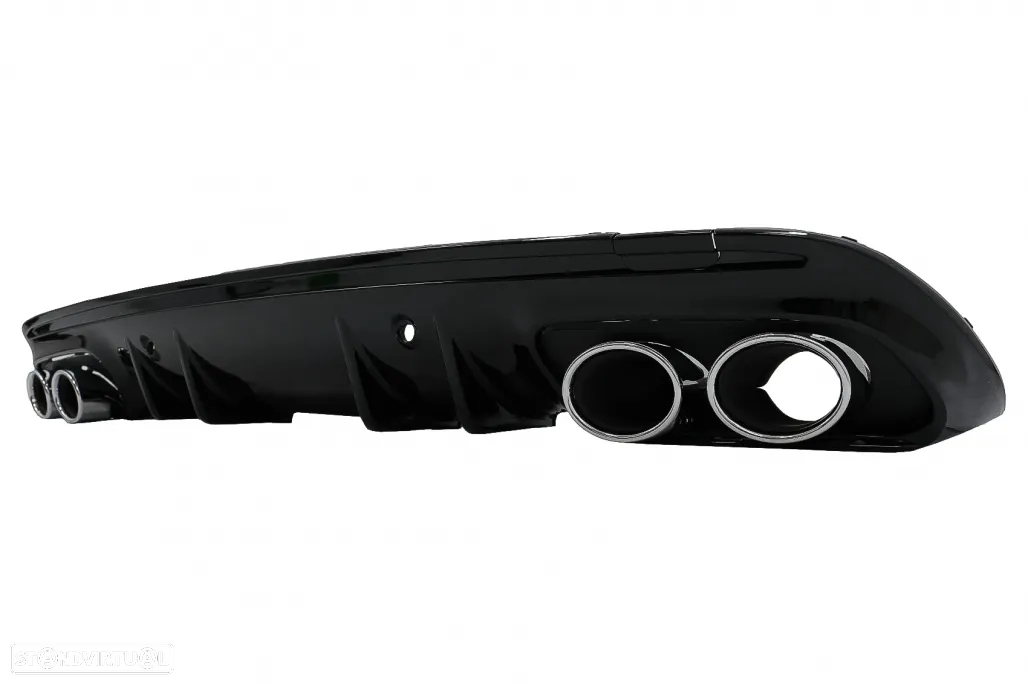Difusor com Ponteiras Mercedes C W205 (2014 a 2020) Look 43 - 3