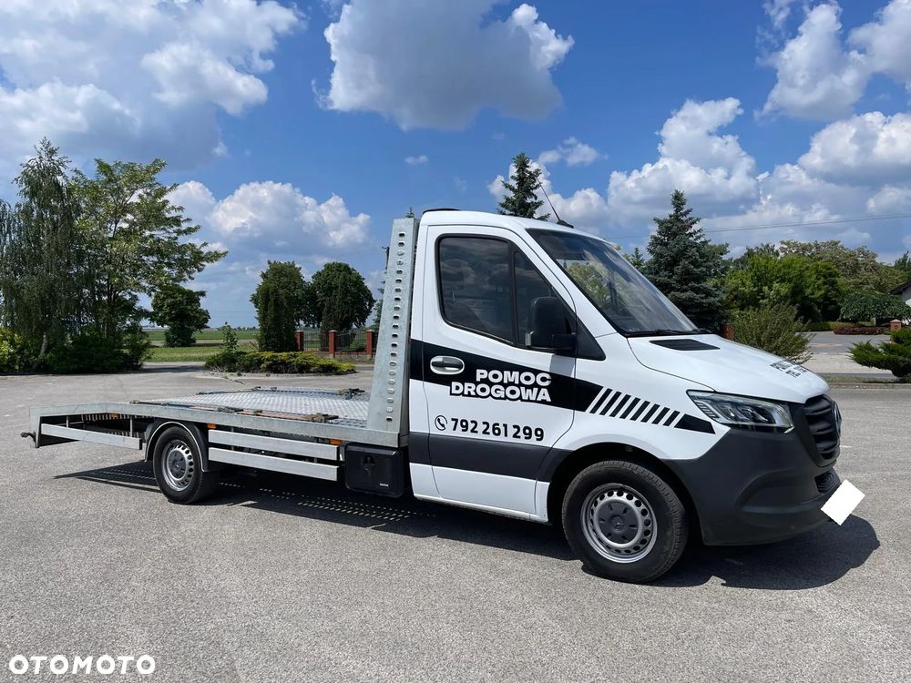 Mercedes-Benz Sprinter W907 2.2 CDI 163 Km Automat 7G-Tronic 2020 ROK Klima Led Hak Najazd 4.60 M Super stan Gotowy do Pracy Bardzo ładny - 25