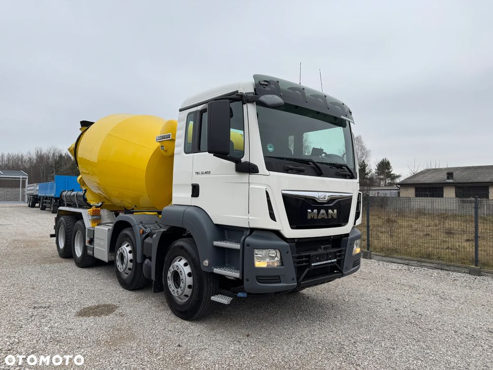 MAN TGS 32.400, BETONOMIESZARKA - LIEBHERR 9 M3,