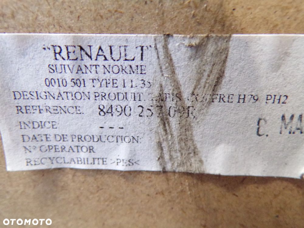 PÓŁKA DOLNA WYKŁADZINA BAGAŻNIKA DACIA SANDERO III 849025709R - 3