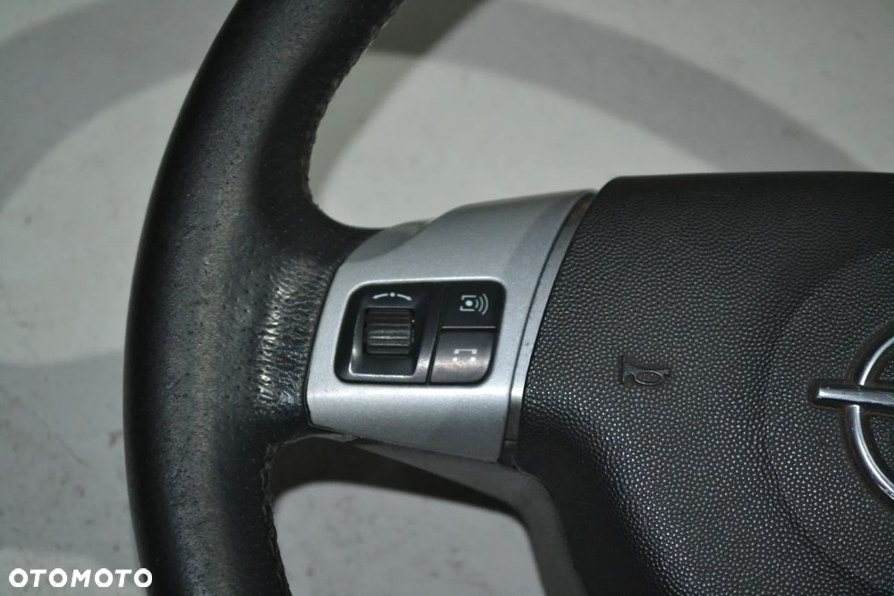 OPEL VECTRA C SIGNUM KIEROWNICA SKÓRZANA MULTIFUNKCJA 13143136 PODUSZKA AIRBAG 1312816 KPL - 7
