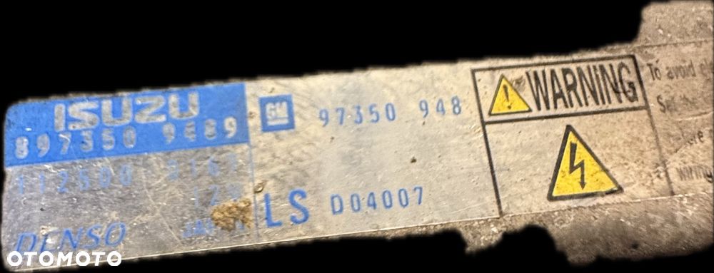 Sterownik Silnika ECU Komputer Opel 97350948 - 2