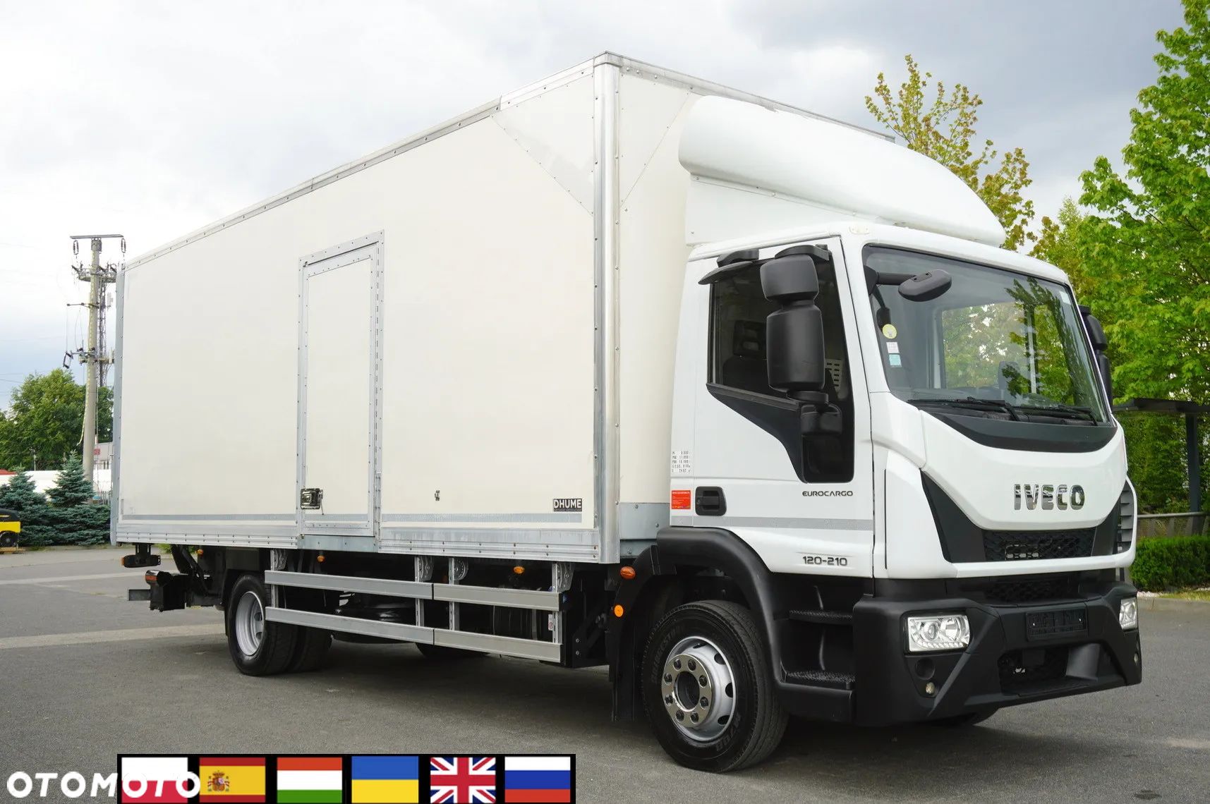 Iveco urocargo 12.210 / Kontener 18 EPAL / 130 tys. km! / Winda Dhollandia 1500 kg - 1