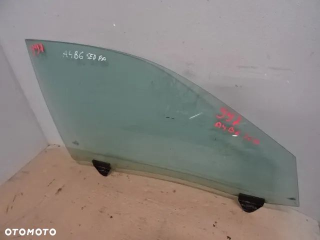 SZYBA DRZWI PRAWY PRZÓD AUDI A4 B6 SEDAN NR997 - 1