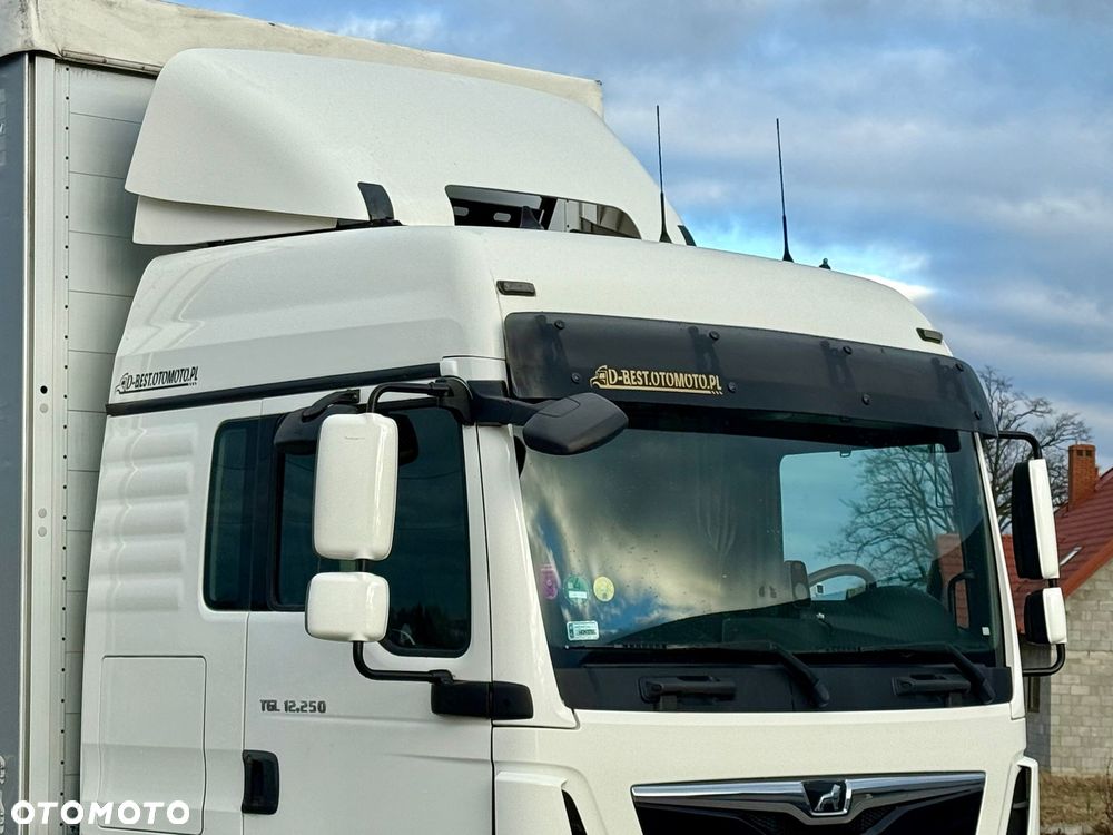 MAN TGL 12.250 / FIRANKA / 23 EUROPALETY / 390 TYŚ KM / SYPIALKA / ZSUWANY DACH / EURO 6 / 2020 ROK - 9