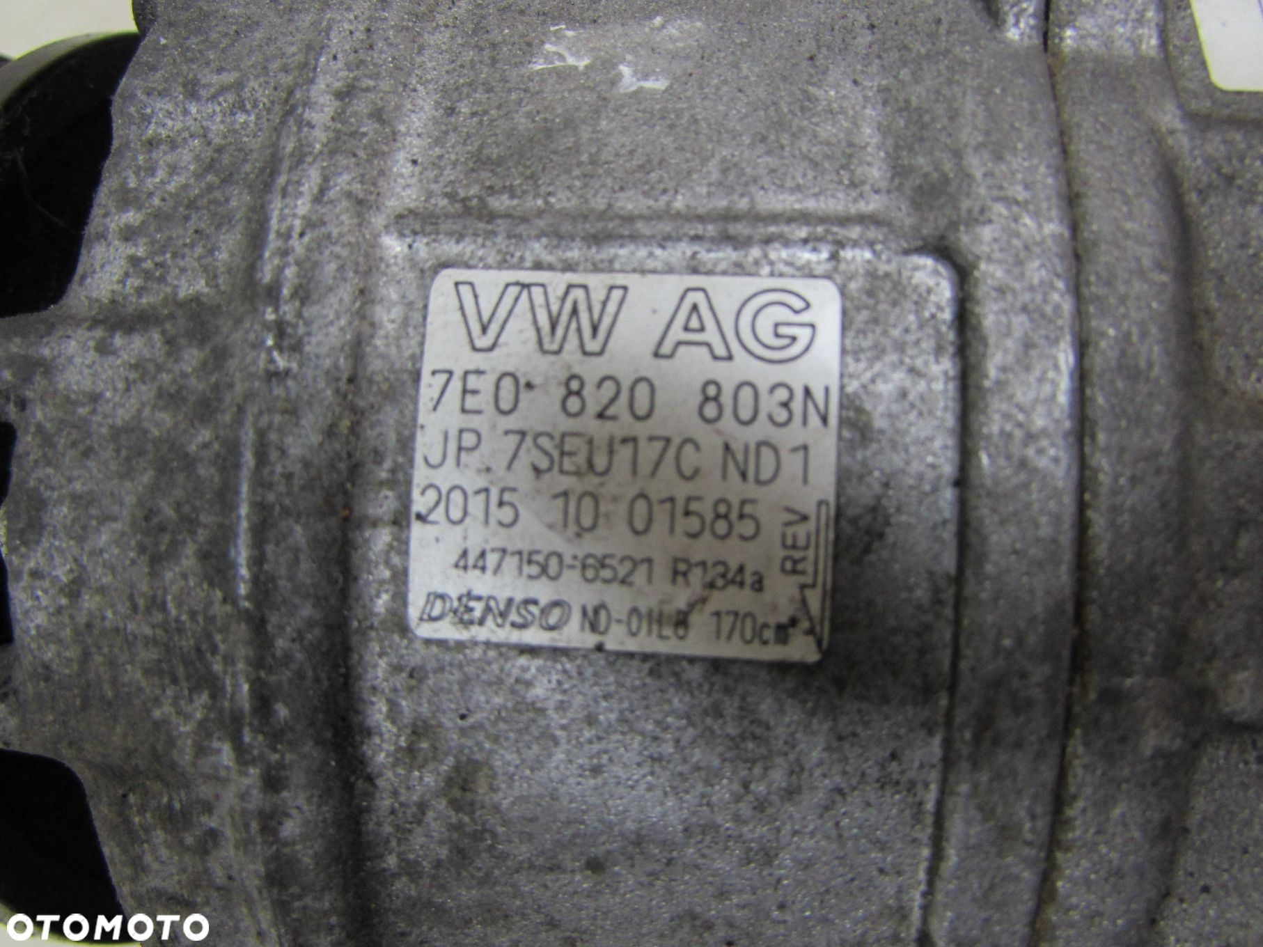 VW TRANSPORTER MULTIVAN T5 2.0 TDI 04-15 KOMPRESOR KLIMATYZACJI 7E0820803N - 11