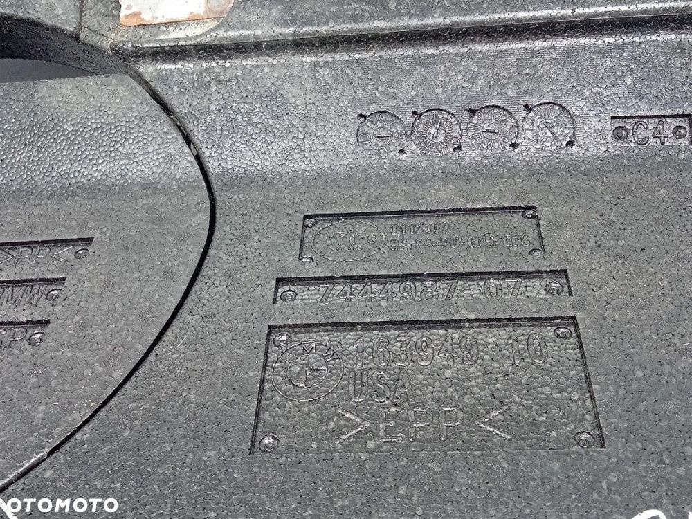 BMW X5 G05 18-  STYROPIAN POD TYLNĄ KANAPE 7444987 - 4