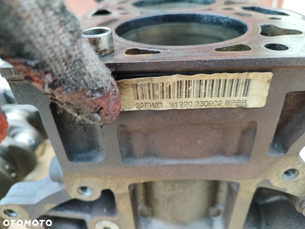 Blok silnika + wał korbowy i tłoki silnika 2.2 HDI Euro 5 130KM do Peugeot Boxer Citroen Jumper II 11-16r Ford Transit Mk7 - 18