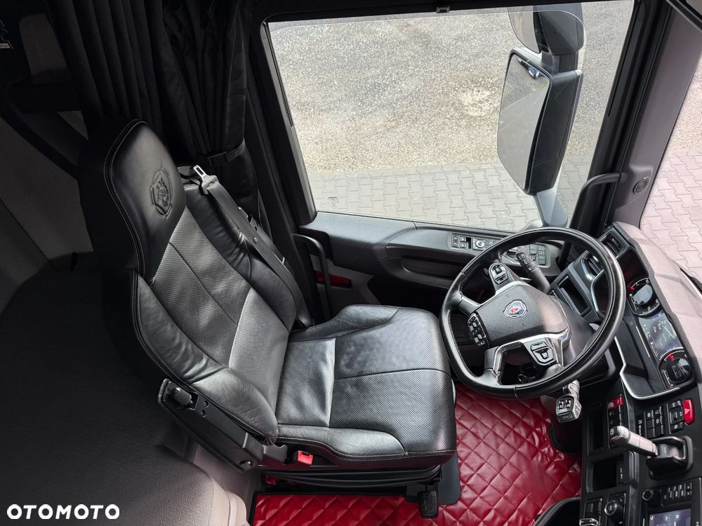 Scania S500/PODUSZKA P+T/KLIMA P./SKÓRY/FULL LED/RETARDER/METALIK/ - 27