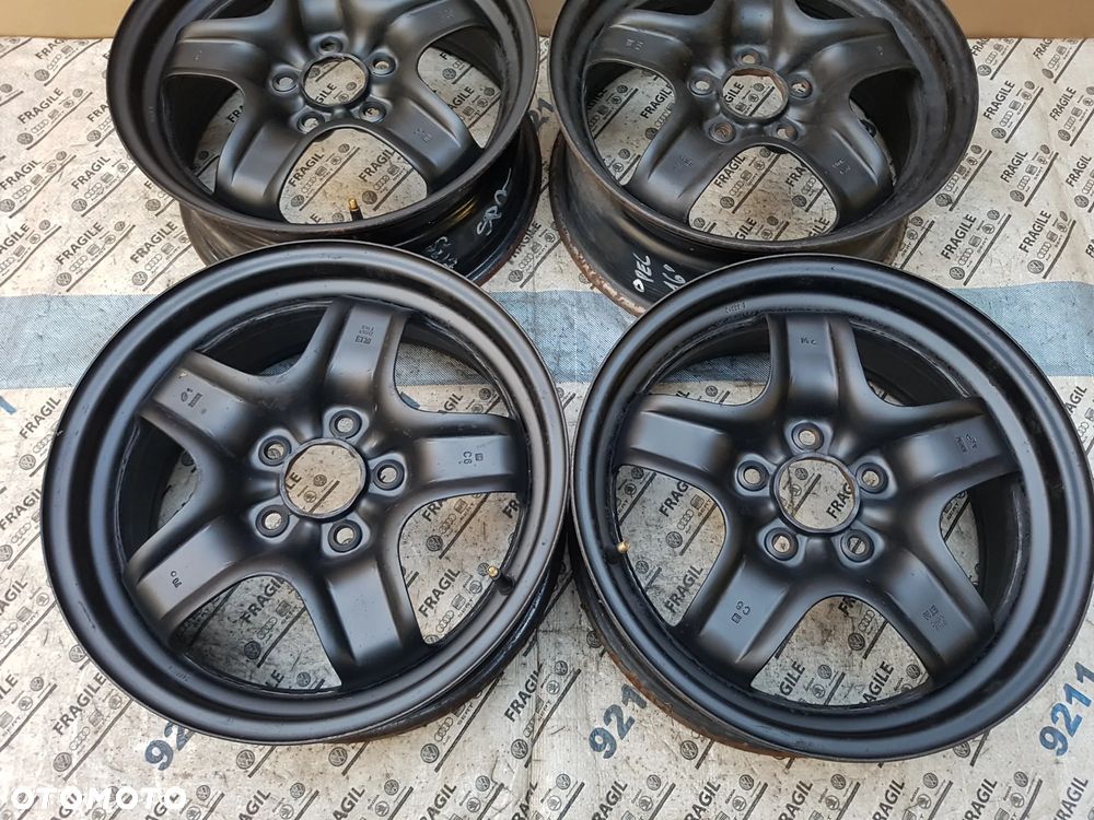 FELGI STALOWE+ KOŁPAKI  OPEL ASTRA H MERIVA B ZAFIRA B VECTRA C  5x110 6,5JX16 ET39 - 5
