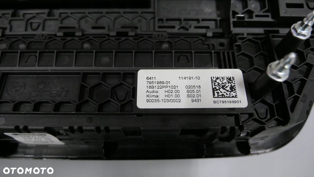 bmw x3 g01 x4 g02 panel radia klimatyzacji 7951989 7947701 - 12