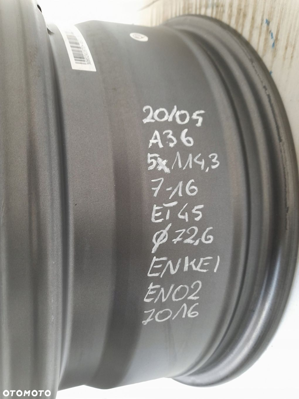 Felgi aluminiowe ENKEI EN027016 7.0" x 16" 5x114,3 ET45 - 8