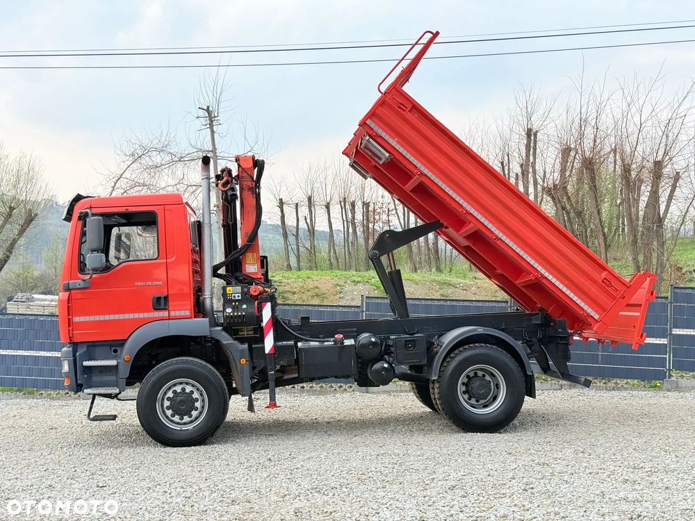 MAN * TGM 18-280 MAN 4x4 HDS Palfinger PK10500 * Kiper Wywrotka * Bardzo Dobry Stan - 22