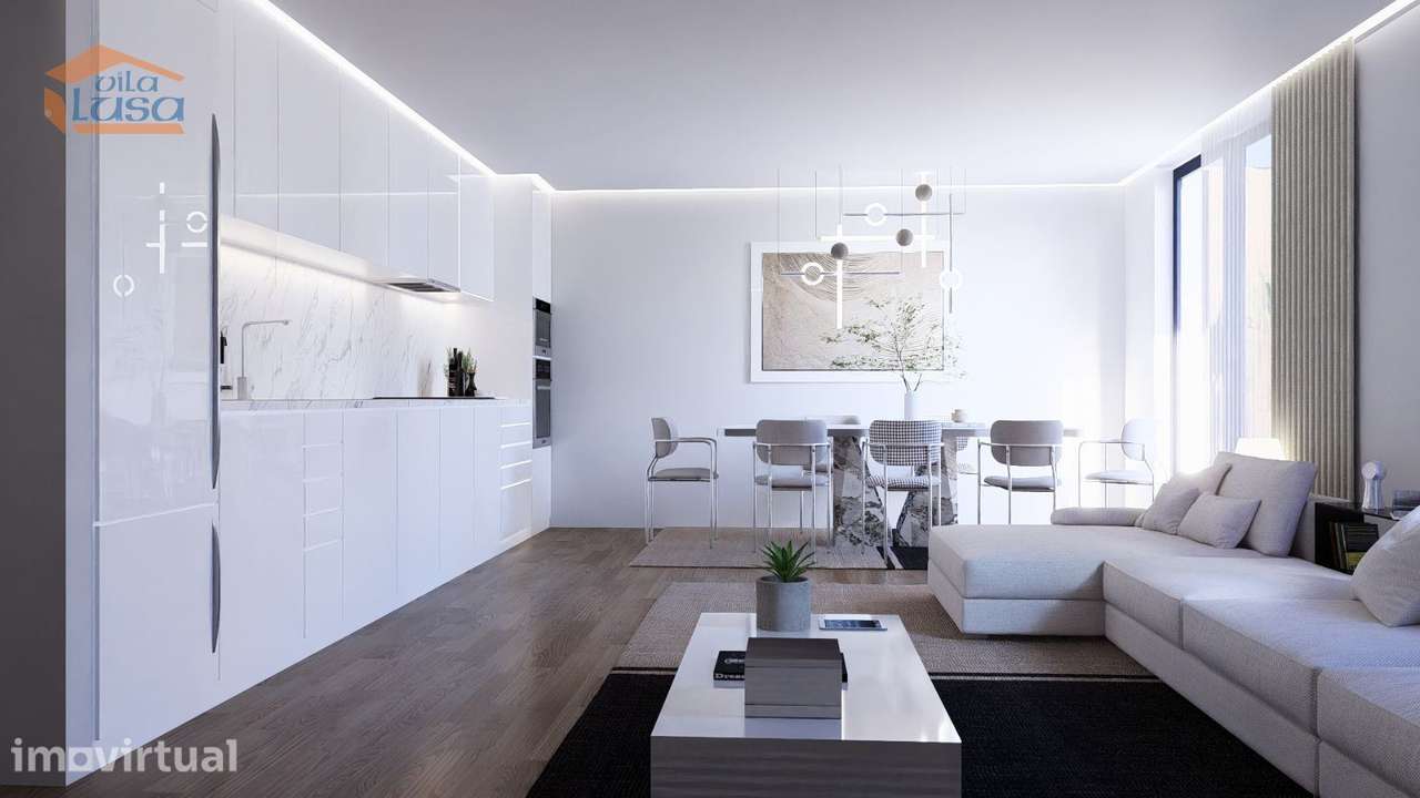 T2 Portimão Novo 2 frentes, varanda e terraço 2 lugares de garagem - Grande imagem: 5/23
