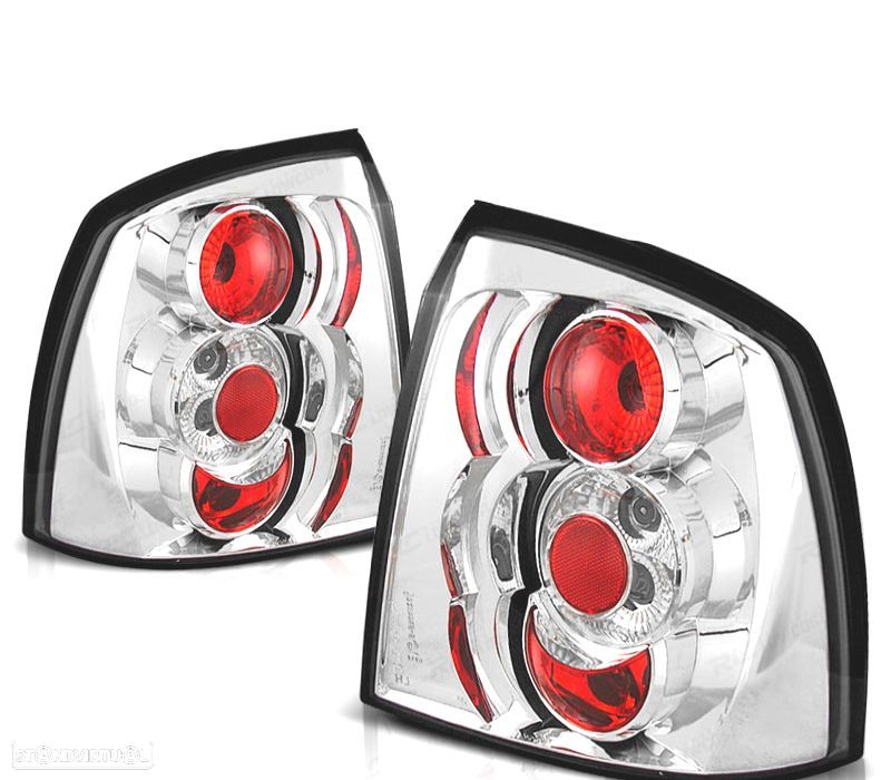 CONJUNTO DE FAROLINS PARA OPEL ASTRA G 3P 5P 97-04 CROMADOS - 1