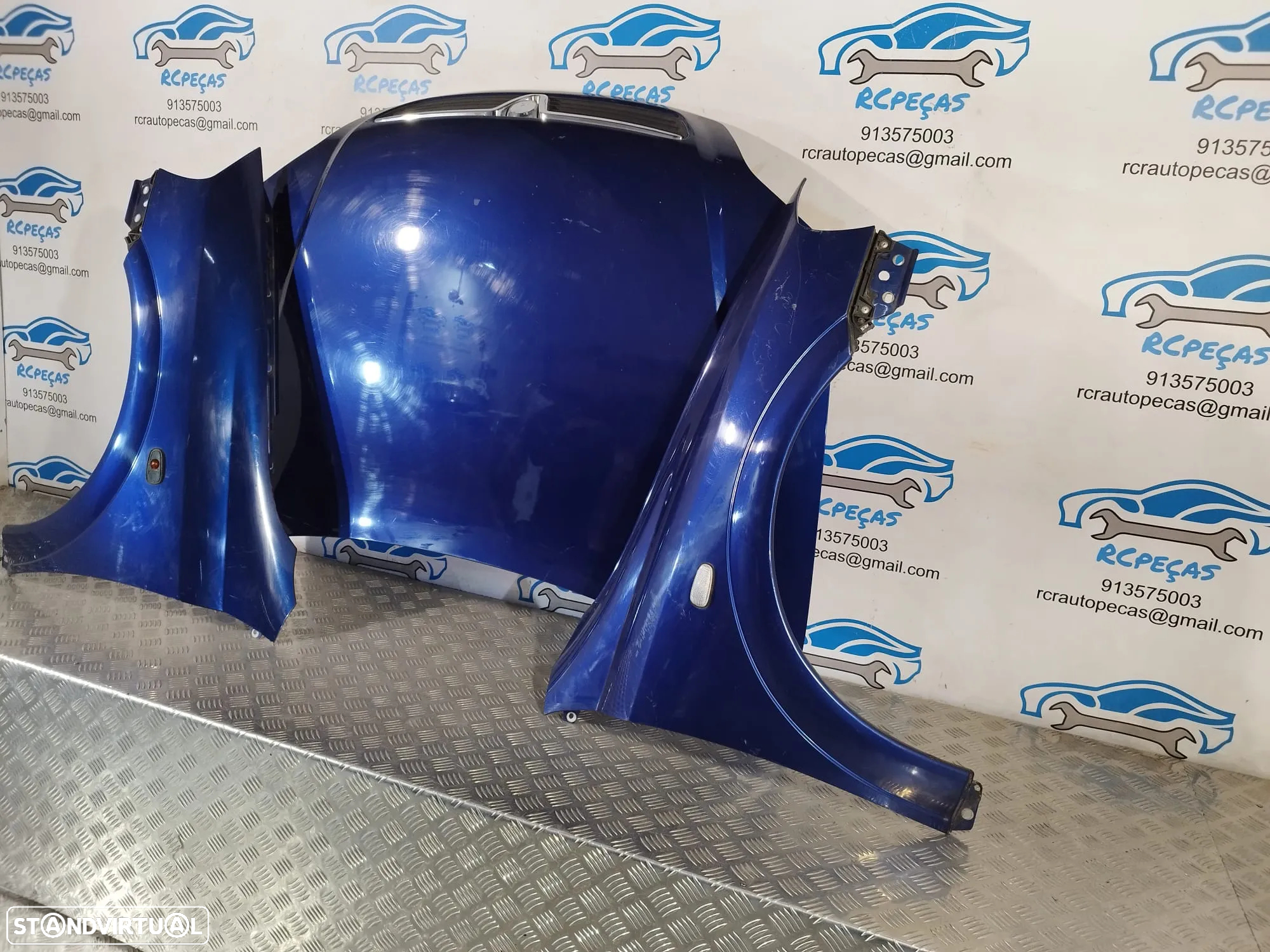 FRENTE COMPLETA OPEL ASTRA G T98 CAPOT PARACHOQUES GUARDA-LAMAS OTICAS FRENTE FIBRA RADIADOR VENTILADOR REFORÇO - 13