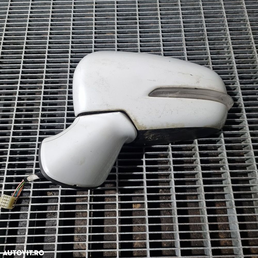 Oglinda stanga Suzuki SX4 S - Cross II 2013 - 2016 4 Usi Alb ZNL (1410) Cu rabatare ... - 1