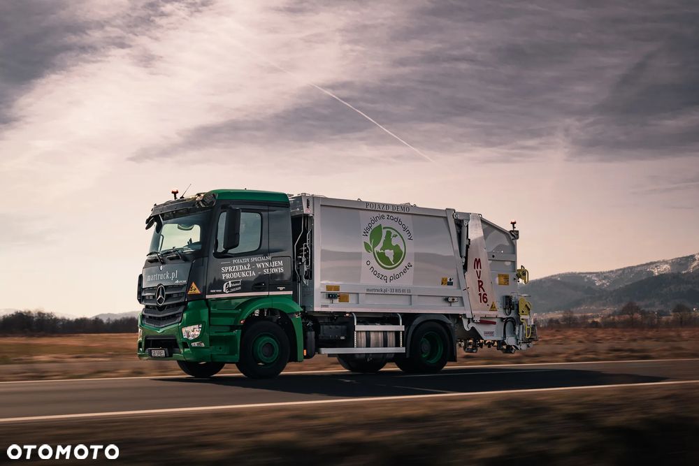 Mercedes-Benz Antos 4x2  śmieciarka, 1 komorowa 16 m3, ZABUDOWA 2022,  serwis, gwarancja, sprzedaż/wynajem - 20