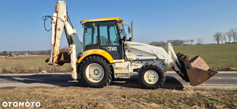 Fermec terex case 760, 3 łyżki , widły, - 5