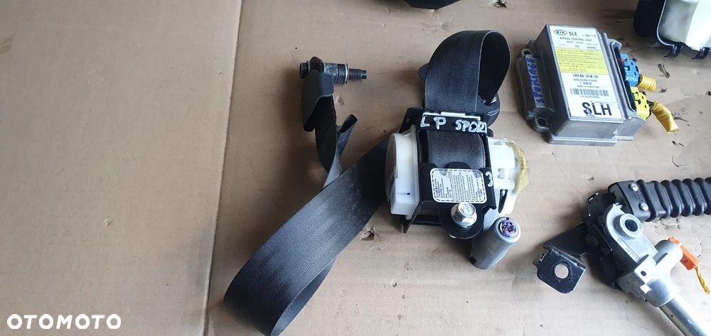 Poduszka konsoli kierowcy poduszki pasy sensor AIRBAG zestaw naprawczy Kia Sportage III - 8