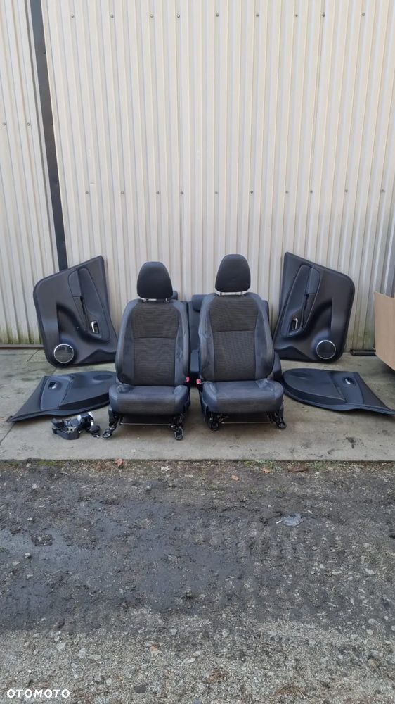 Fotele Kanapa Tapicerki Komplet Toyota Yaris III Lift Hybryda Alcantara - 11