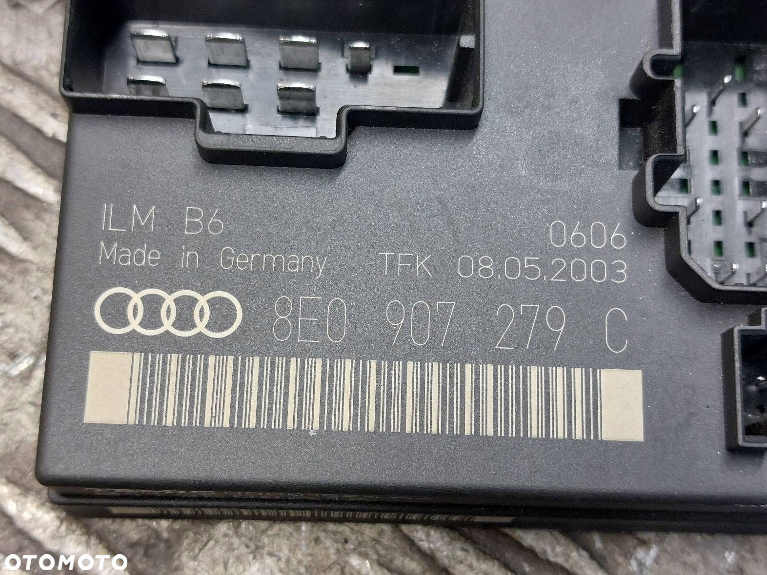 ZESTAW STARTOWY AUDI A4 B6 1.6 8V 8E0906018AH 8E0907279C 4B0905851G - 4