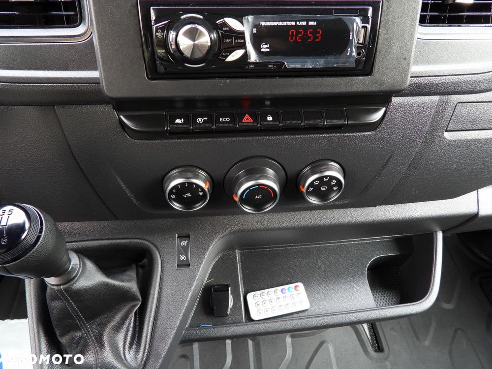 Renault MASTER PLANDEKA 10 PALET WEBASTO TEMPOMAT LEDY PNEUMATYKA KLIMATYZACJA  165KM - 34