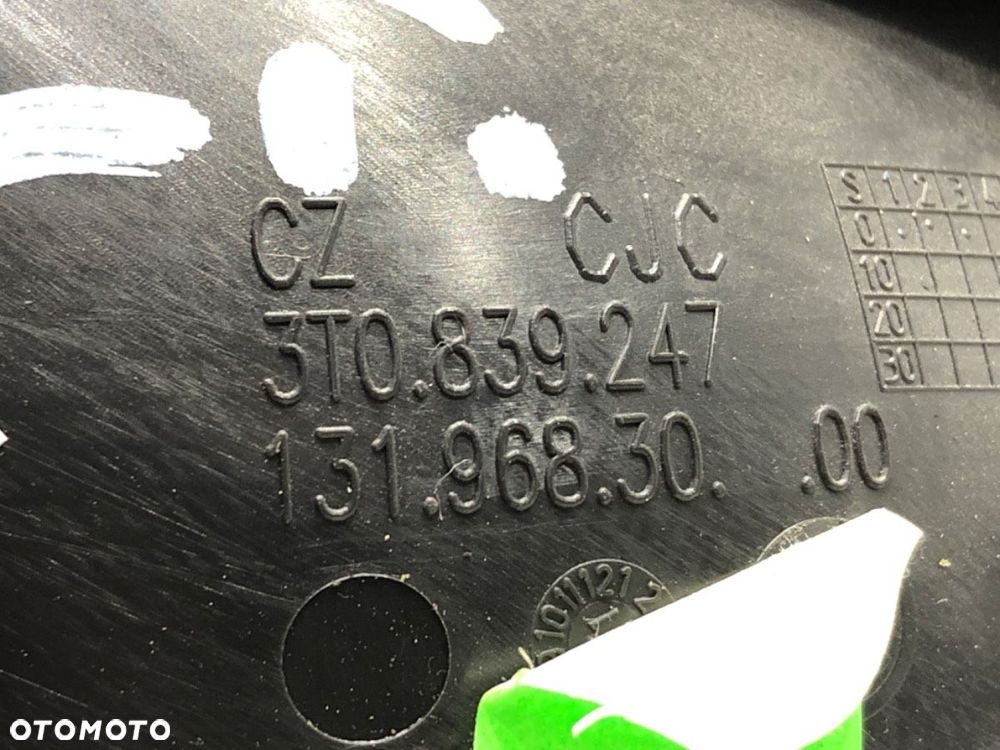 KLAMKA WEWNĘTRZNA LEWY TYŁ - 75.00 PLN - SKODA SUPERB II (3T4) 2008 - 2015 1.6 TDI 77 kW [105 KM] - 3