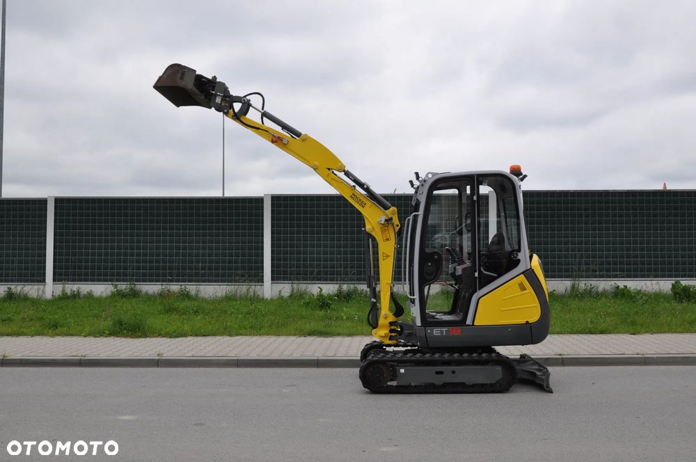 Wacker Neuson ET18 MAŁO MTG JAK NOWA!!! ŁYŻKA SKARPOWA HYDRAULICZNA WYJŚCIA HYDRAULICZNE - 15