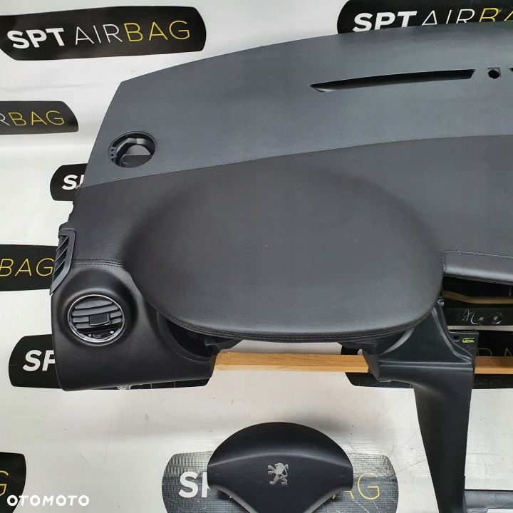 PEUGEOT 3008 DESKA ROZDZIELCZA KONSOLA KOKPIT PULPIT PODUSZKI AIRBAG AIR BAG PASY KIT SET - 2