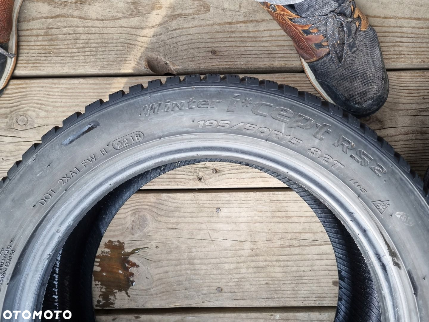 OPONY HANKOOK WINTER ICEPT RS2 195/50R15 82T 2018r,7,5/6,2mm bdb stan 4szt, - 11