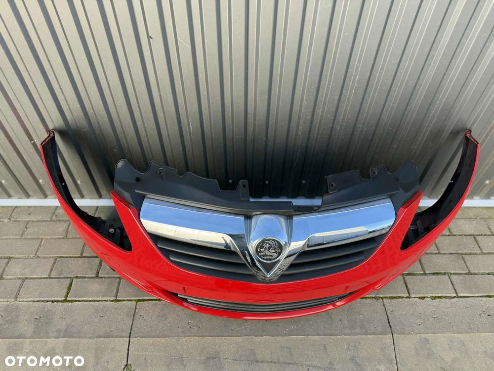 Opel Corsa D Zderzak przedni przód Z547 kompletny halogeny grill - 5