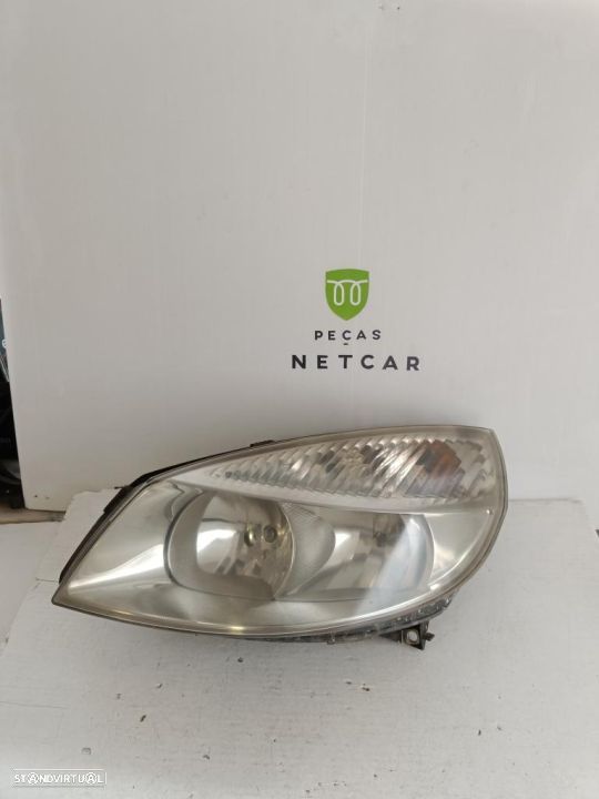farol óptica esquerdo Renault Scenic 2005 - 1