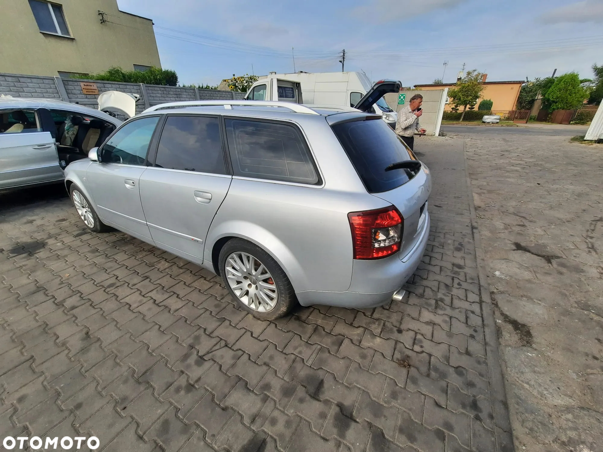 Audi A4 B6 Ly7w czesci s line wnetrze drzwi zderzak bltotnik klapa - 22