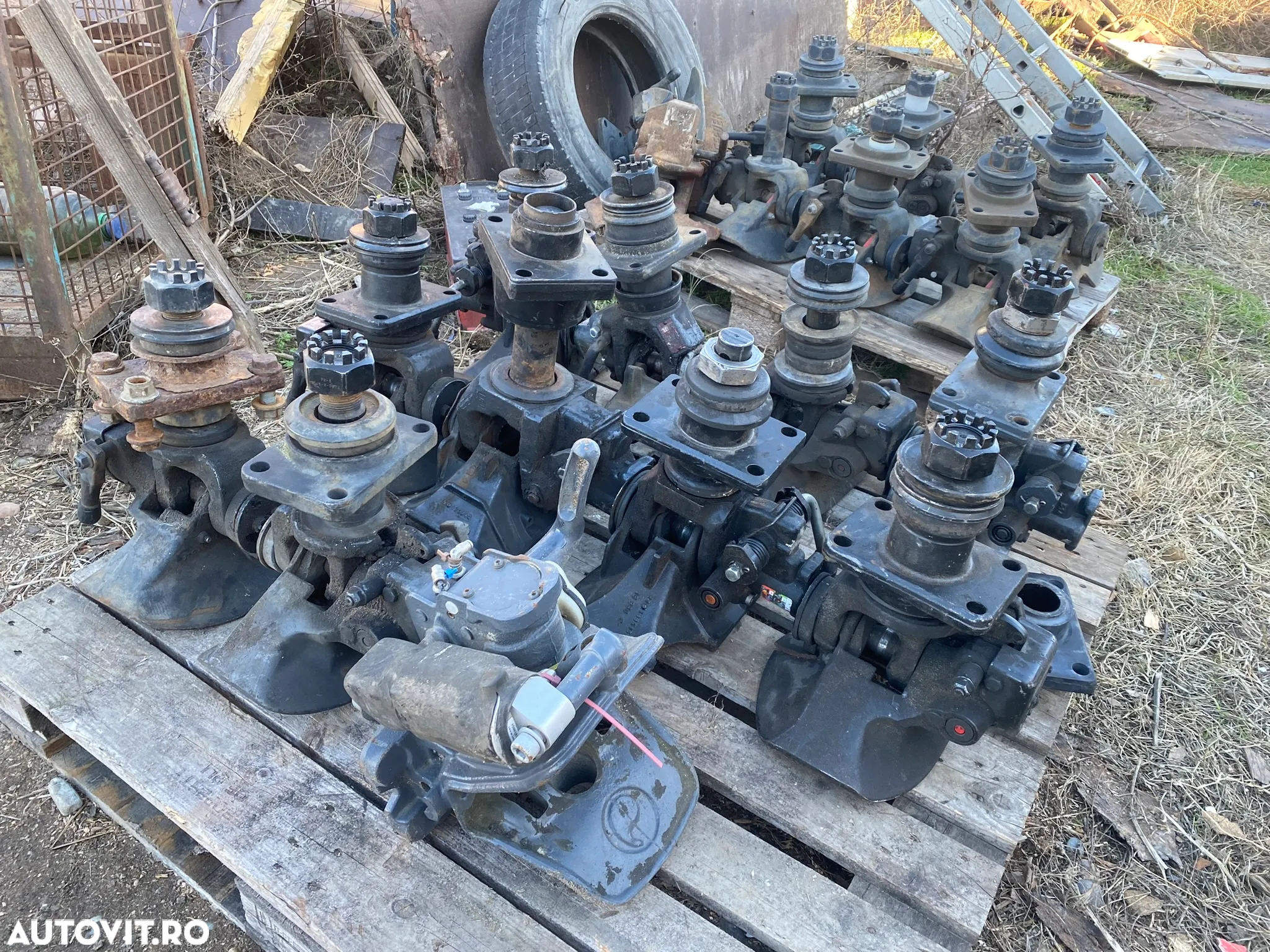 Sistem de cupla complet - Cuple Remorcare originale cu bolt pentru camion Scania Man Daf Iveco Mercedes Renault - 4