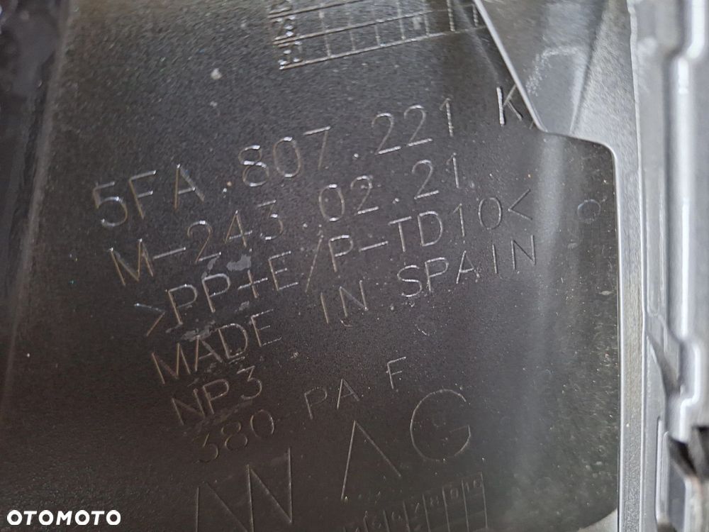 CUPRA LEON IV LIFT 24- NIE KLEJONY! ZDERZAK PRZÓD PRZEDNI KOLOR: LY9T MYTHOS SCHWARZ 5FA807221K WYSYŁKA 24H - 14