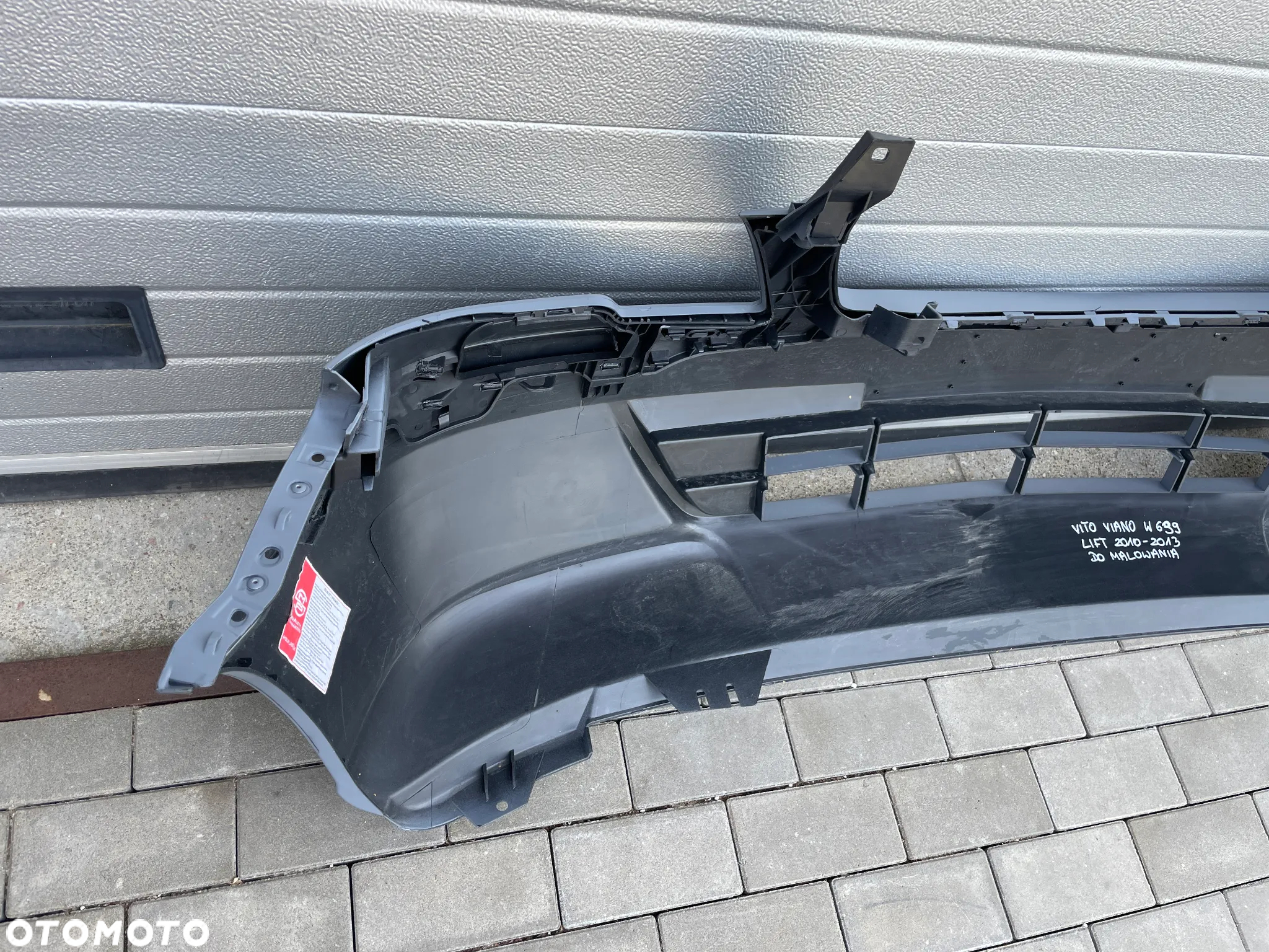 ZDERZAK PRZEDNI MERCEDES VITO, VIANO W639 LIFT  2010-2013 - NOWY do malowania - 6