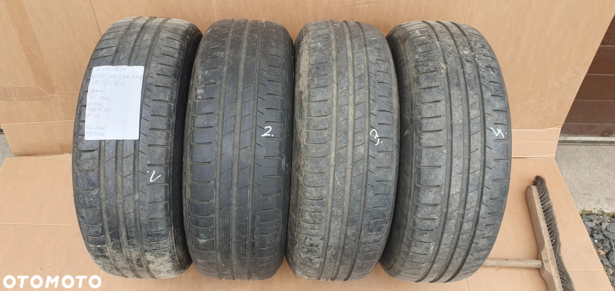 Alufelgi Ronal z oponami 5x112 195/65 R15 VW AUDI Skoda Seat - 15