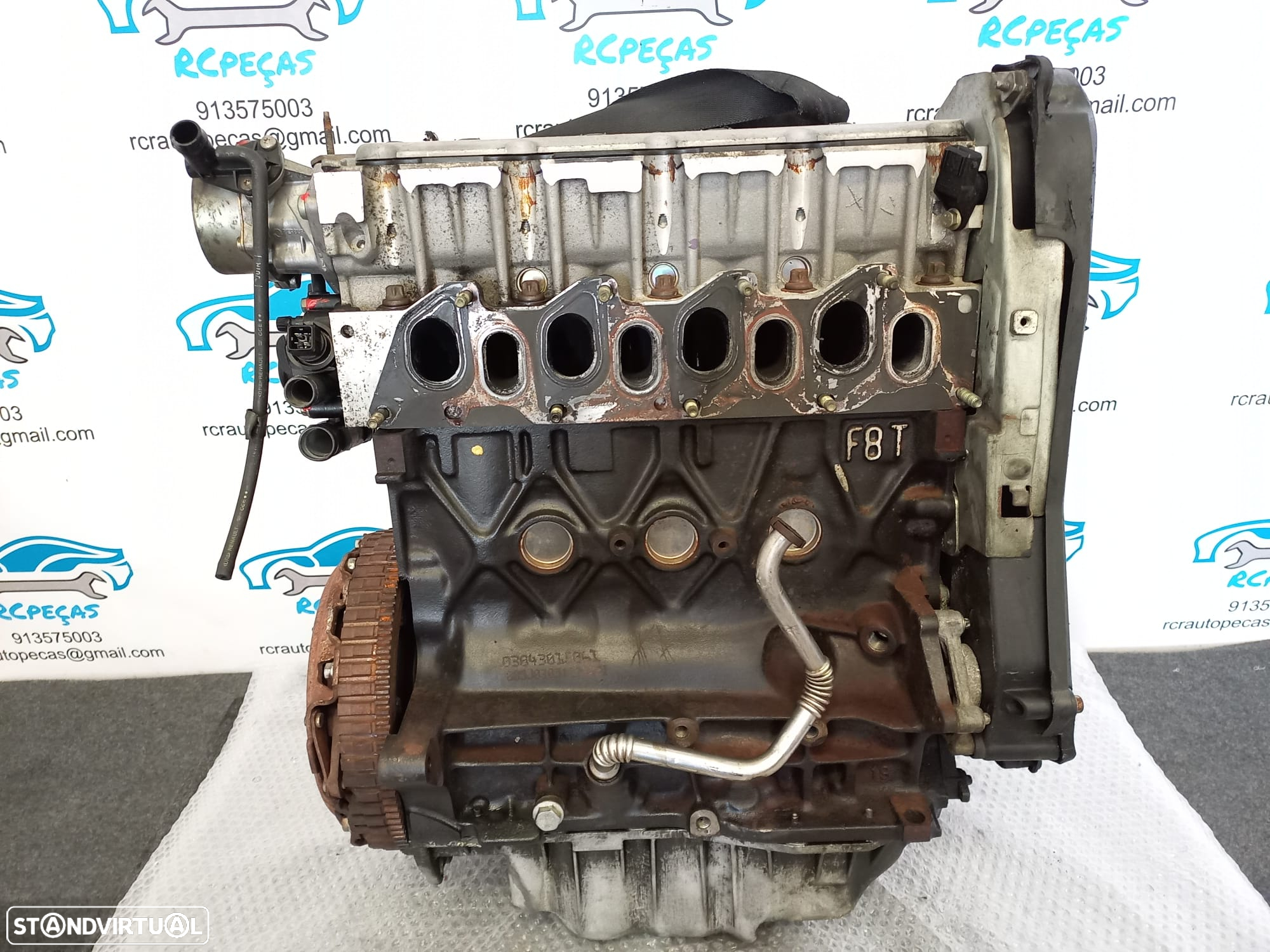 MOTOR F8T F9Q 744 F9Q744 RENAULT MEGANE I 1 MK1 FASE II 2 1.9 DTI 80CV F8T SCENIC KANGOO - 10