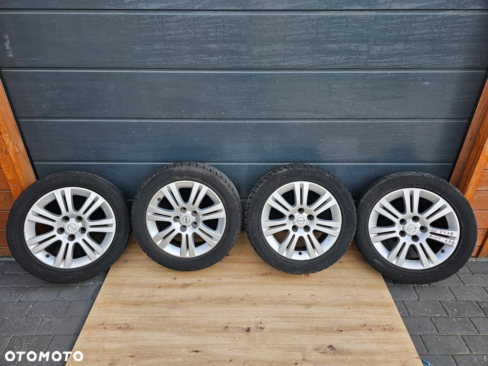 KOŁA FELGI ALUMINIOWE OPONY WIELOSEZONOWE OPEL VECTRA ASTRA ZAFIRA SIGNUM 16 CALI 5x110 ET39 205/55/16 - 1