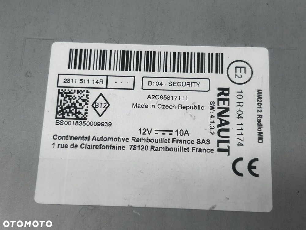 radioodtwarzacz renault trafic iii 281151114r - 9