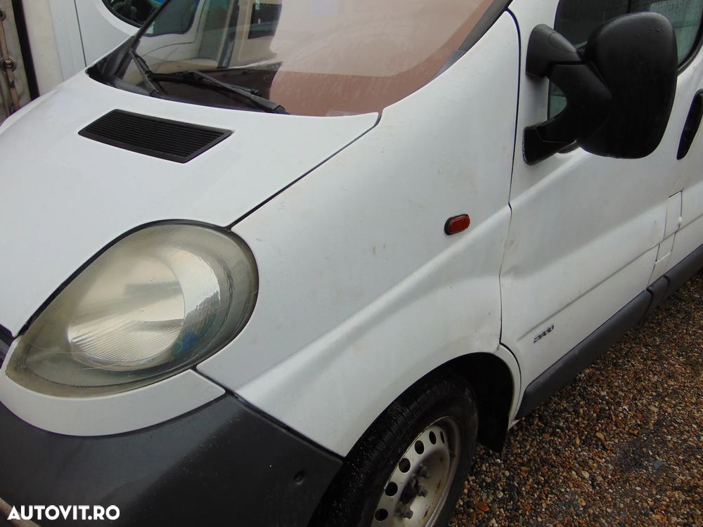 Aripa renault Trafic 2002-2013 aripi Opel vivaro stanga dreapta alba - 3