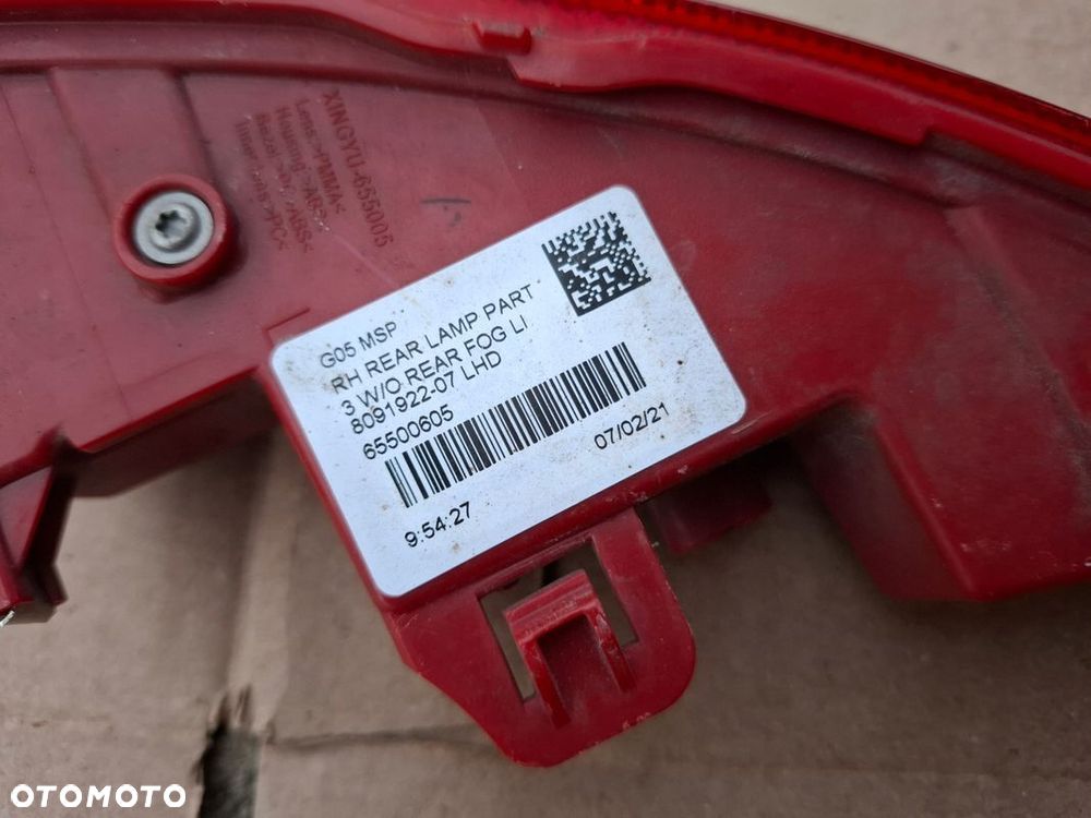 LAMPA TYŁ TYLNIA BMW X5 G05 ORYGINAŁ - 7
