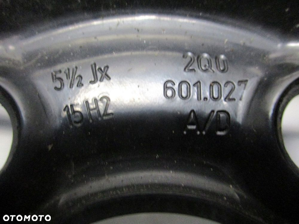 Koła felgi opony stalowe AUDI A1 82A 2Q0601027 R15 - 6