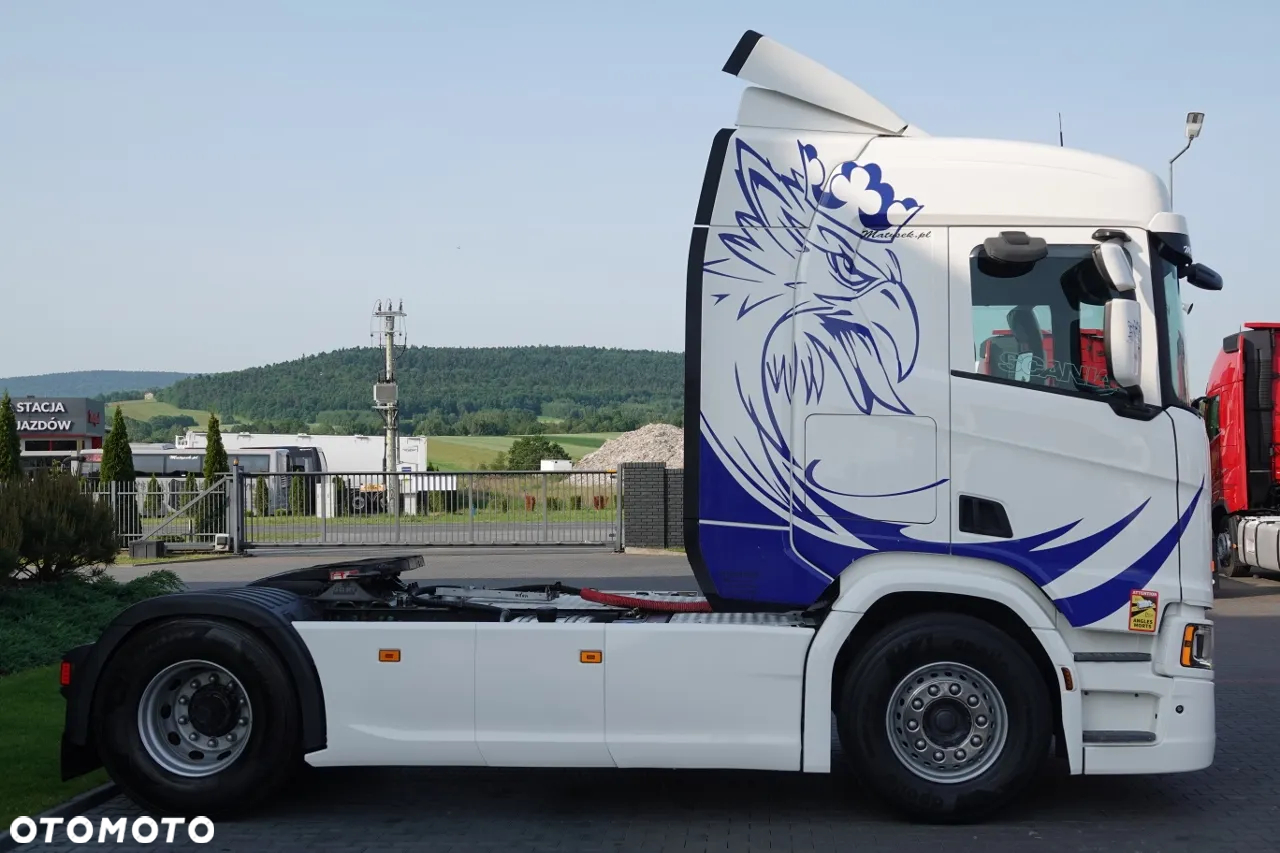 Scania R 450 / RETARDER / PRZÓD NA PODUSZKACH / HYDRAULIKA / SPROWADZONA / PO KONTRAKCIE SERWISOWYM - 10
