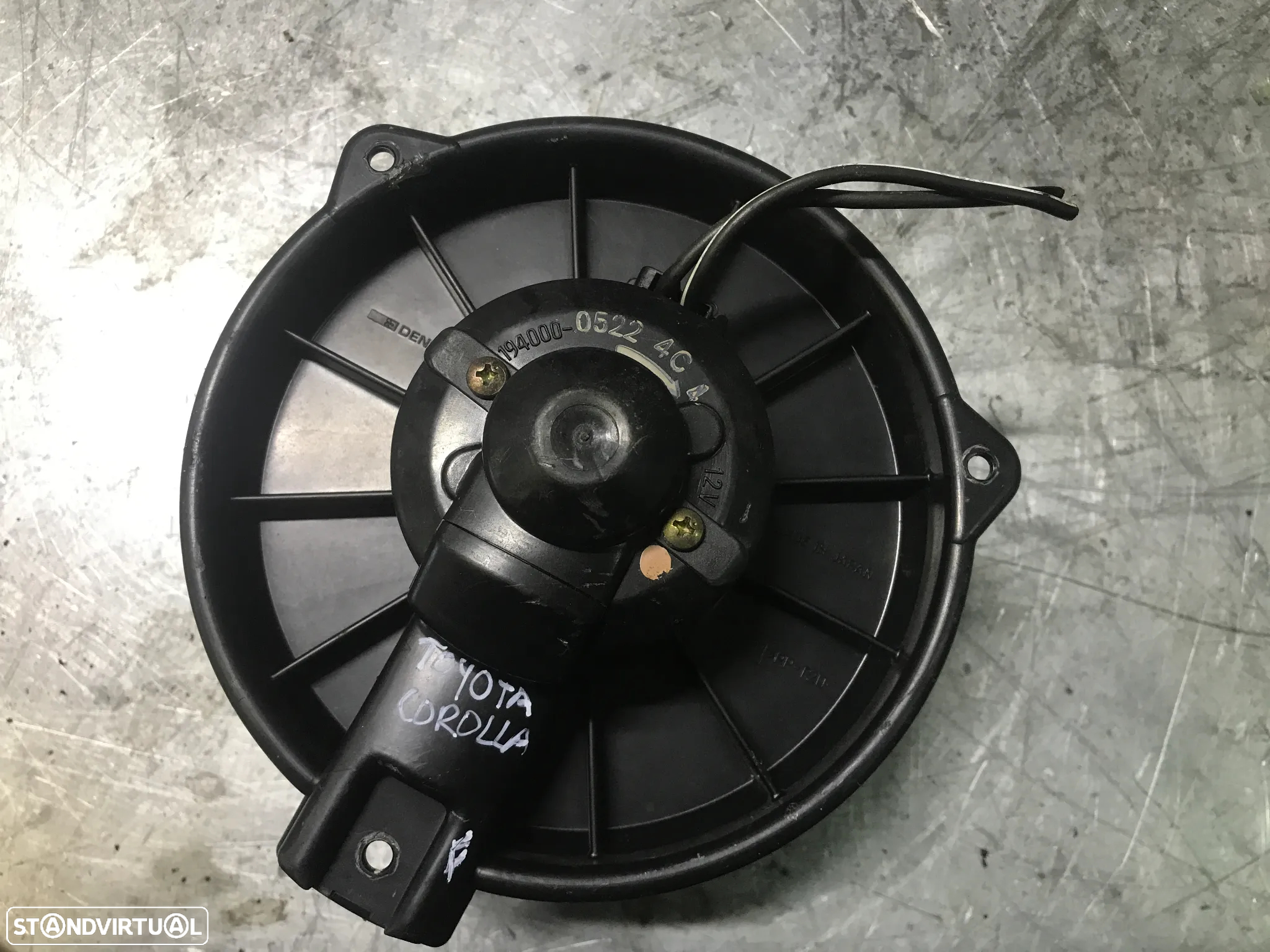 MOTOR / VENTILADOR DA SOFAGEM TOYOTA COROLLA E11 REF. 194000-0522 - 3