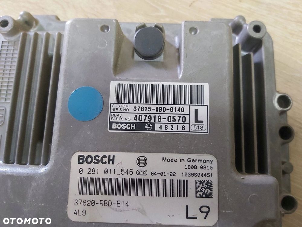 Honda Accord VII 7 komputer sterownik silnika 2,2 i-CTDi - 2